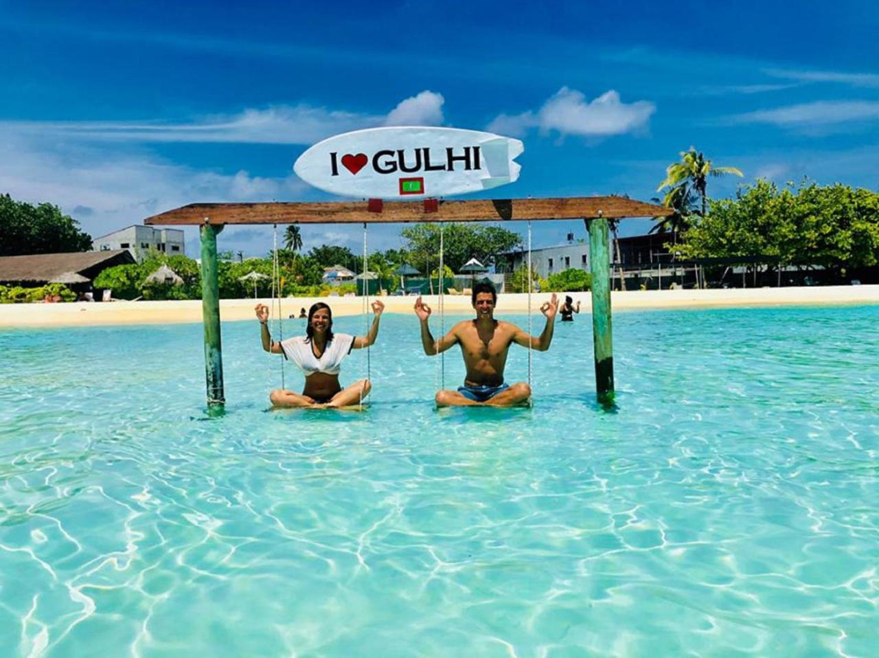 Sandy Heaven Maldives Bãi biển Bãi biển Gulhi Ngoại thất bức ảnh