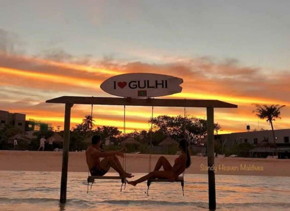 Sandy Heaven Maldives Bãi biển Bãi biển Gulhi Ngoại thất bức ảnh